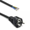 Kabel zasilający SCHUKO CEE 7/7 (E/F) | miedź Cu | odizolowany lutowany | 3x1.0mm2 | 1.8m
